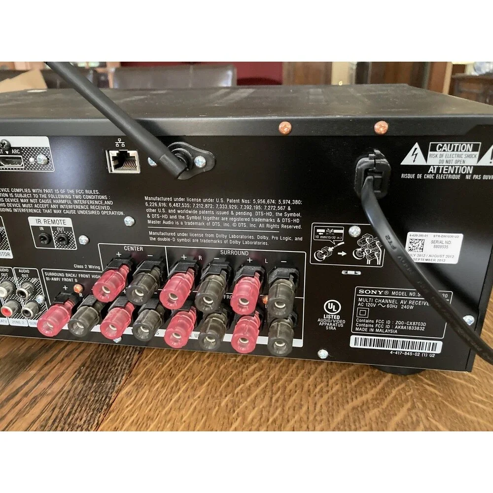 Sony STR-DN1030 7.2 ch Receiver bundle w/remote RM-AAP078 No display PARTS ONLY
